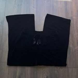 Who What Wear Velvet Wide Leg Pants